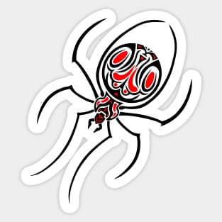 Tattoo / Tribal Art Spider Sticker